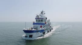 China's first intelligent research vessel with digital twin system makes maiden voyage