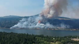 Tunnel 5 Fire rapidly spreads, prompts evacuations In Washington state