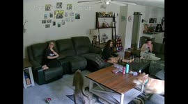 Rambunctious Cane Corso Knocks Girl Over