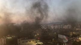 Clashes between Palestinian protesters and Israeli forces in West Bank city of Jenin