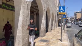 Shops are seen closed during a general strike against Israel’s assault on Jenin in Jerusalem old city