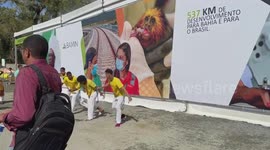 Construction of new railway begins in Brazil