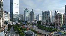 View Of The Central Business District In Nanning, China