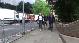 Actor Kevin Spacey arrives at London Court to stand trial on sexual assault charges