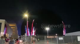 US: Sphere In Las Vegas Illuminated On Independence Day 2