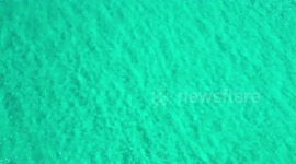 summer aerial shot in palamos, Catalonia 12 2022