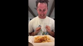 Captivating sibling food illusion: laughter, bond, and hilarity unveiled in Seagrove, Florida!