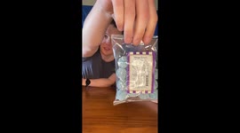 Sibling sour sensations: hilarious reactions to mega sour raspberry drops!
