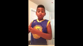 Wannabe Hairstylist boy gives himself a funny bald-spot hairstyle *Hilarious Reaction*