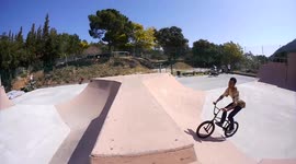 Crazy BMX Skatepark Trick - Fail & Win!