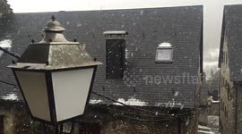 Snow in Gessa, valle de Arán.