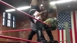 Charade v. The Black Baron at Beyond Wrestling's Armory Amore in East Greenwich R.I.