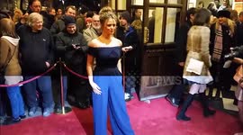 Emily Atack on the red carpet