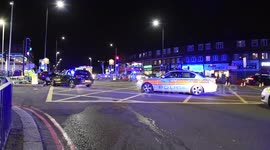 Three Car Collision on London's North Circular Road