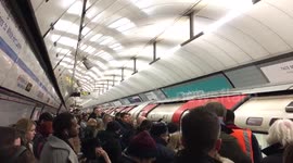 Tube commuters unable to move as station evacuated