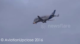 Huge airbus 'Super Transporter' makes emergency landing in Liverpool