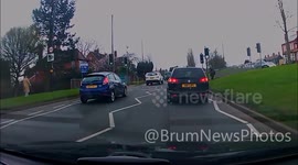 Drunk Driver vs Porsche Crash & Attempted Getaway - Dashcam