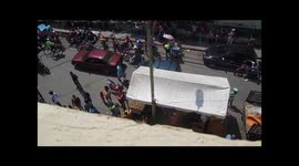 Colas par comprar comida en Venezuela.
