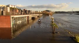 Mondego river bursts it's banks for second time this year