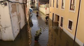 Mondego river bursts it's banks for second time this year