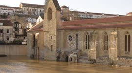 Mondego river bursts it's banks for second time this year