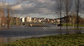 Mondego river bursts it's banks for second time this year