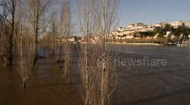 Mondego river bursts it's banks for second time this year