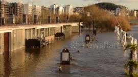 Mondego river bursts it's banks for second time this year