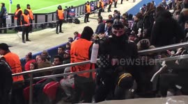 Chelsea supporters pepper sprayed during Paris match