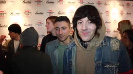 Bring Me The Horizon at NME awards before jumping on Coldplay's table