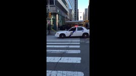 Schoolbus crashes into Philadelphia bank