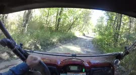 Yamaha Rhino hitting water fast