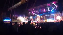 Make in India Stage Caught Fire