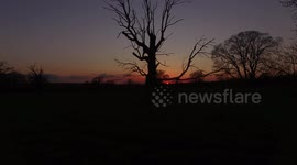 Sunset over Hertfordshire