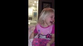 Three-year-old caught lying about using a naughty word