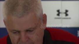SIX NATIONS: Wales Coach Warren Gatland and Captain Sam Warburton Press Conference Wales v France