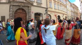 The Ratha Yatra Parade 2023 Takes Place In Prague, Czech Republic