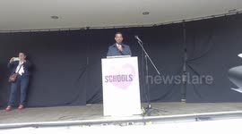 NEU strike day rally, London, UK