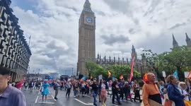 Labour MP John McDonnell joins striking teachers in London march and rally