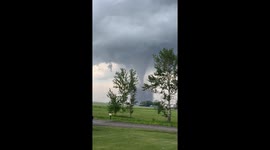 Tornado Twists In Alberta