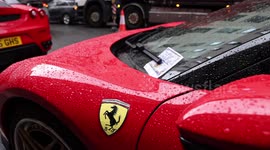 Convoy of supercars left outside The May Fair hit with parking fines
