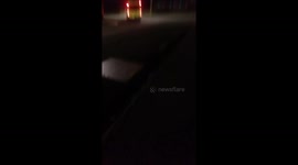 New Zealand Ambulance responding to an incident in Christchurch