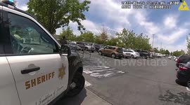 Shocking George Floyd Moment As White Cop Pins Black Cancer Victim By Her Neck In Lancaster, California, USA