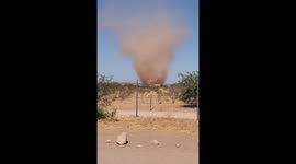 Dirtnado Sweeps Through The Dust