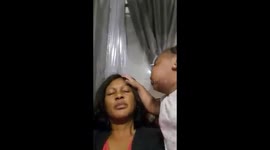 Toddler praying for mum