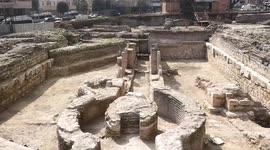 1,500-year-old grave steles discovered in Türkiye's Istanbul