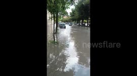 Spain: Severe Flooding Hits Zaragoza After Hailstorm 3