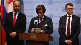 France Speaks On Ongoing Crisis In Haiti In New York, NY, USA