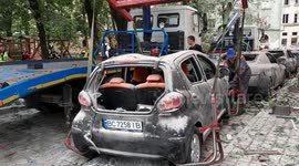 Russian missile attack strikes civilians in city of Lviv, Ukraine