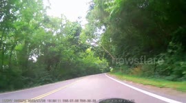18-Wheeler Backs Over Bike